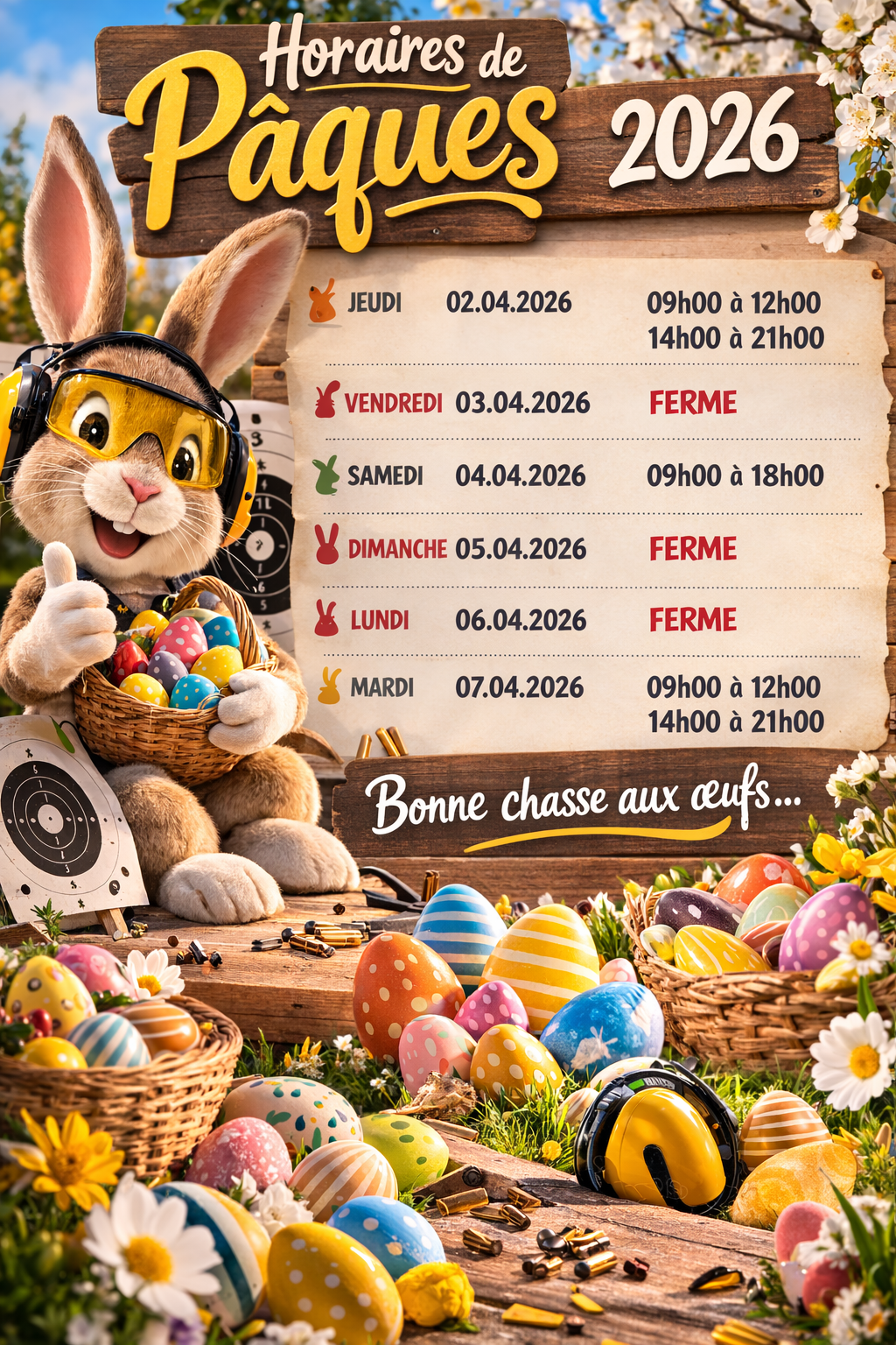 Offre de Paques 2026 - Centre Tir